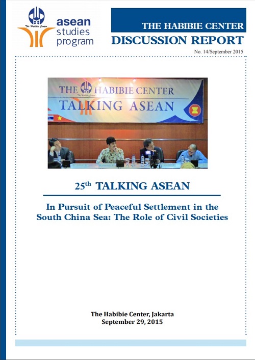 In Pursuit of Peaceful Settlement in the South China Sea: The Role of Civil Societies