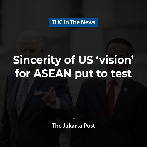 Sincerity of US 'vision' for ASEAN put to test