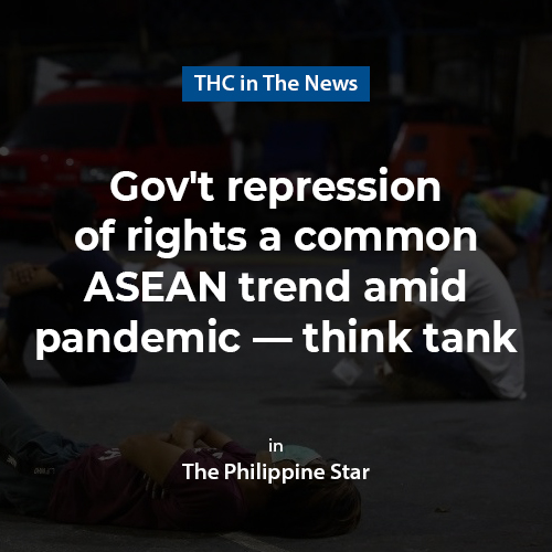 Gov't repression of rights a common ASEAN trend amid pandemic - think tank
