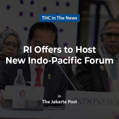RI Offers to Host New Indo-Pacific Forum