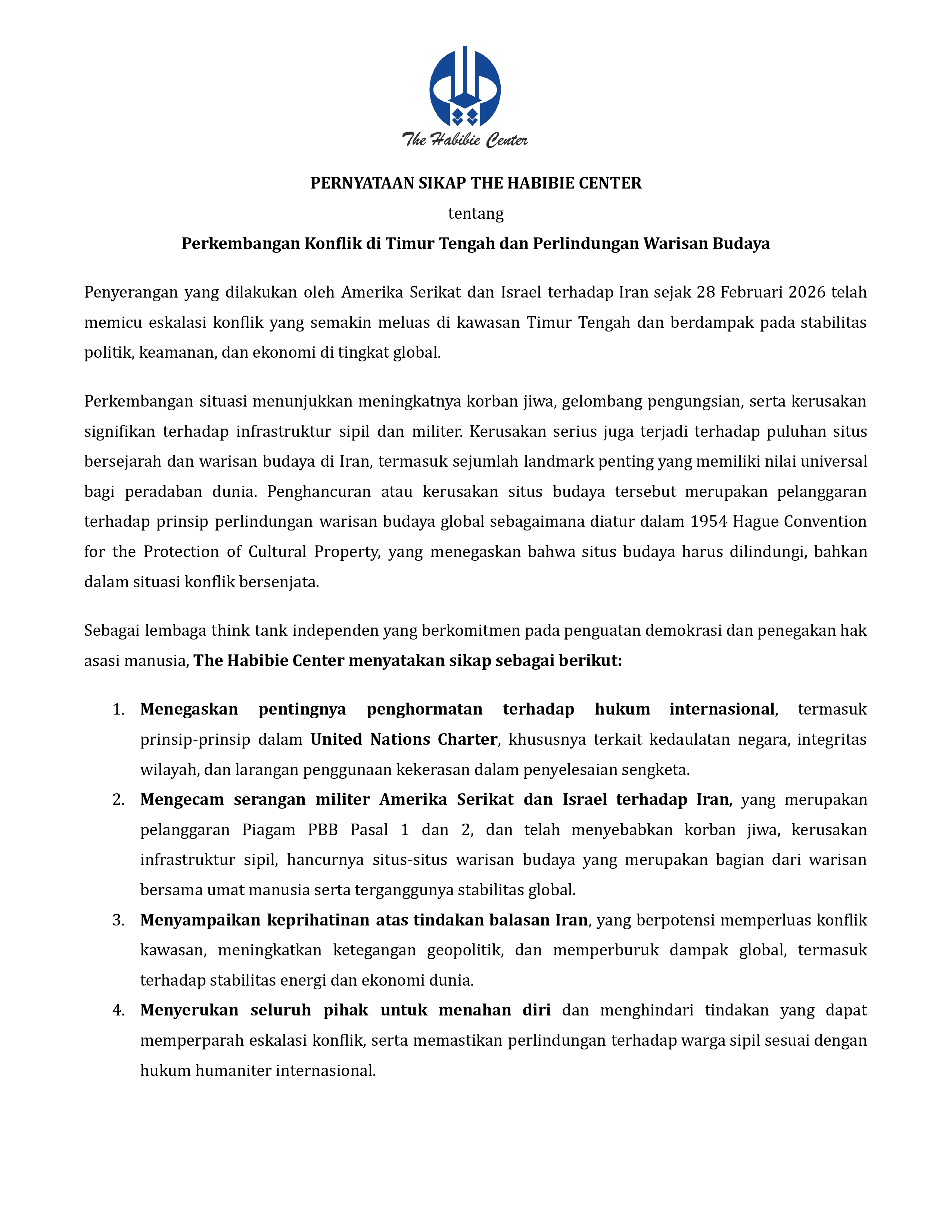Pernyataan Sikap THC (Bilingual)
